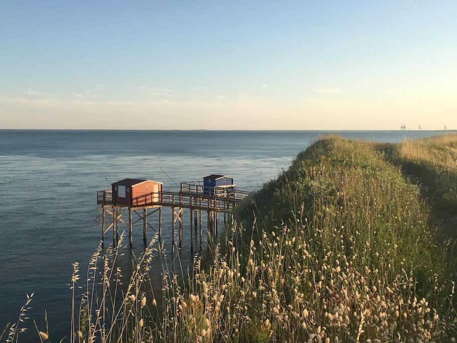 Beach Apartment - Ocean Sunset Full View Мешер-сюр-Жиронд Екстериор снимка