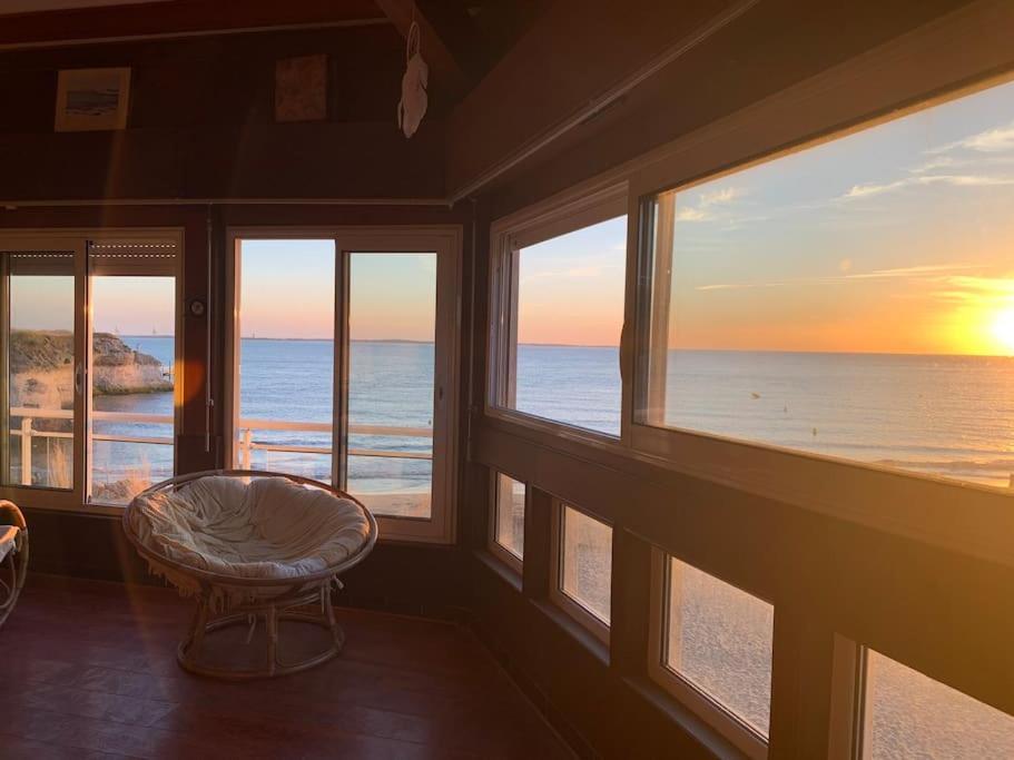 Beach Apartment - Ocean Sunset Full View Мешер-сюр-Жиронд Екстериор снимка