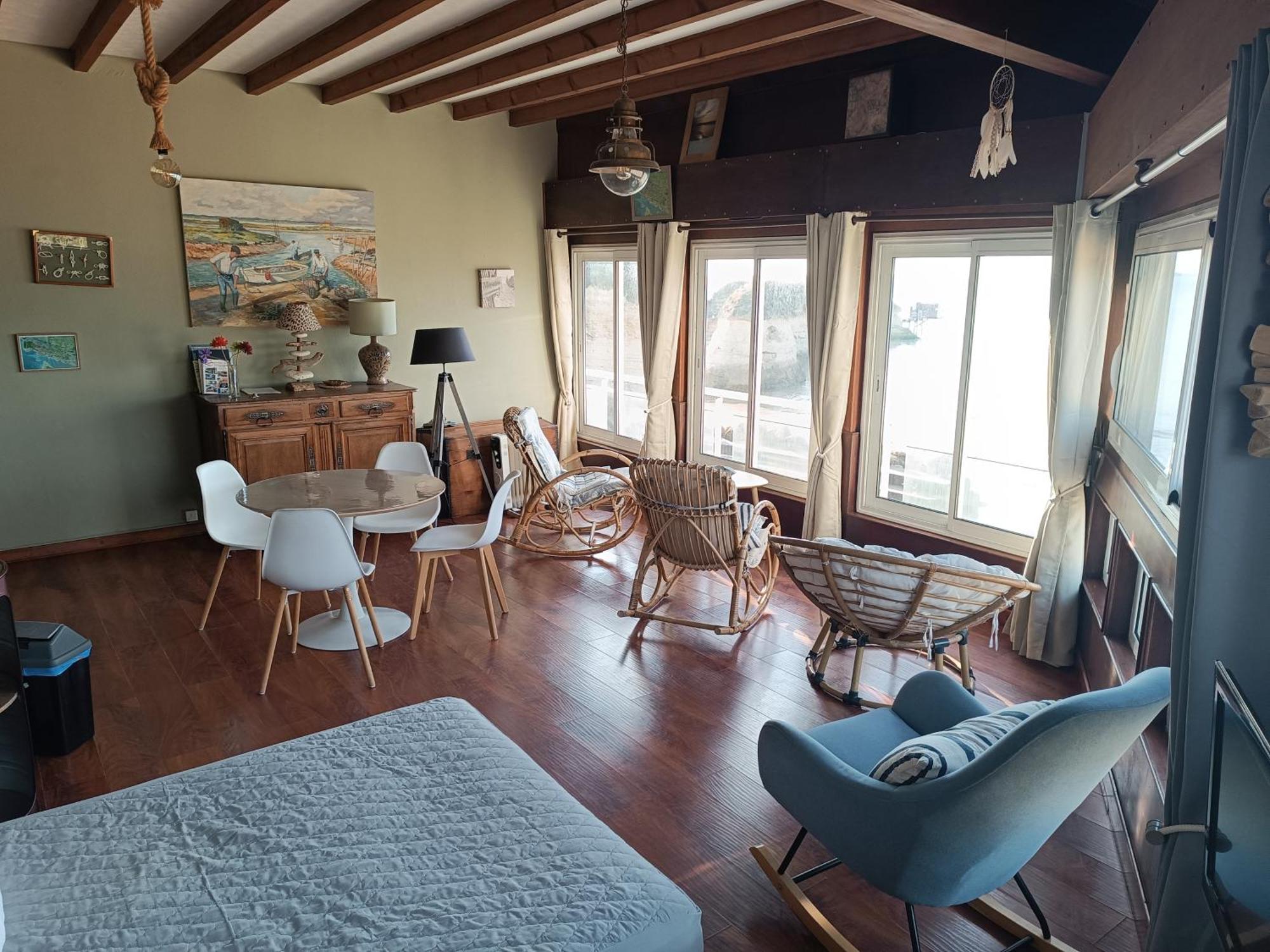 Beach Apartment - Ocean Sunset Full View Мешер-сюр-Жиронд Екстериор снимка